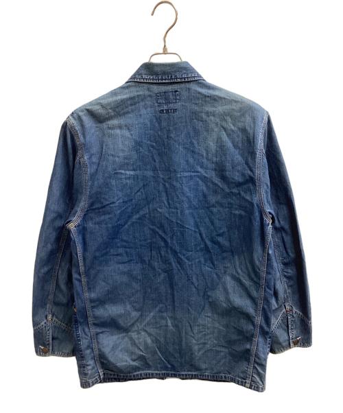 BLUE BLUE（ブルーブルー）BLUE BLUE (ブルーブルー) デニムカバーオール インディゴ サイズ:2の古着・服飾アイテム