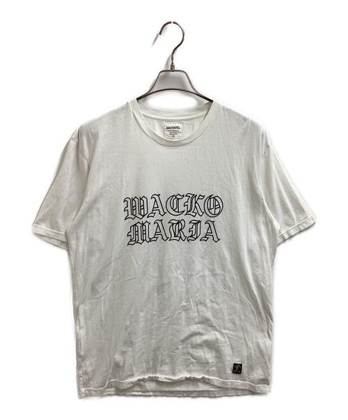 WACKO MARIA（ワコマリア）WACKO MARIA (ワコマリア) ロゴ プリントTシャツ ホワイト サイズ:XLの古着・服飾アイテム
