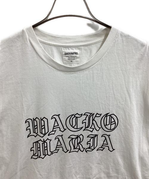 WACKO MARIA（ワコマリア）WACKO MARIA (ワコマリア) ロゴ プリントTシャツ ホワイト サイズ:XLの古着・服飾アイテム