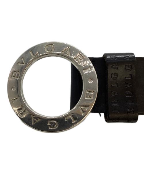 BVLGARI（ブルガリ）BVLGARI (ブルガリ) レザーベルト ブラックの古着・服飾アイテム