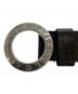 BVLGARI (ブルガリ) レザーベルト ブラック：8000円