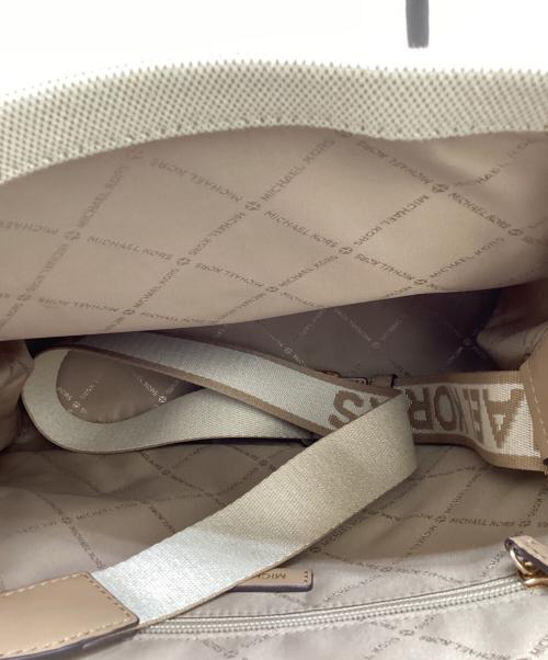 MICHAEL KORS（マイケル・コース）MICHAEL KORS (マイケル・コース) 2WAYキャンバストート / 35S2G7ZT2C ベージュの古着・服飾アイテム