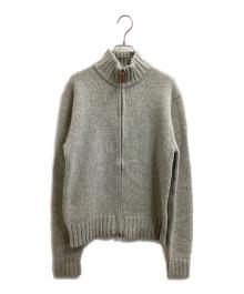 POLO RALPH LAUREN（ポロ・ラルフローレン）の古着「ウールドライバーズニット / KR-RL-CW-0250 / インパクト21」｜ライトグレー
