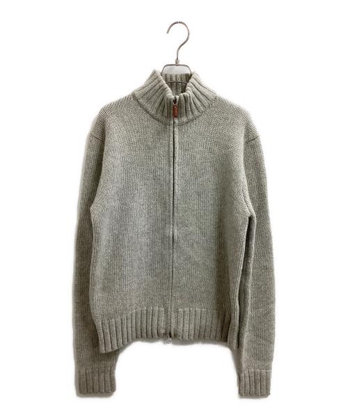 POLO RALPH LAUREN（ポロ・ラルフローレン）POLO RALPH LAUREN (ポロ・ラルフローレン) ウールドライバーズニット / KR-RL-CW-0250 / インパクト21 ライトグレー サイズ:Mの古着・服飾アイテム