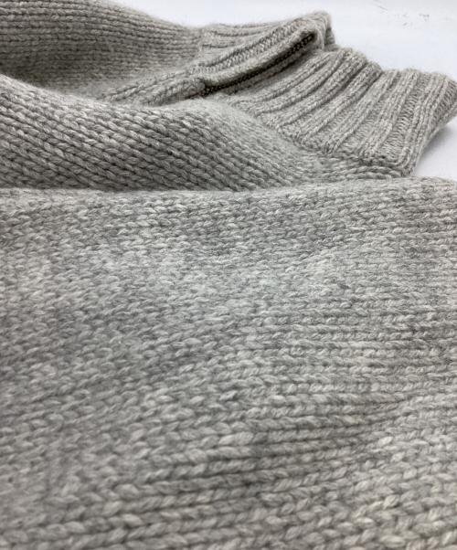 POLO RALPH LAUREN（ポロ・ラルフローレン）POLO RALPH LAUREN (ポロ・ラルフローレン) ウールドライバーズニット / KR-RL-CW-0250 / インパクト21 ライトグレー サイズ:Mの古着・服飾アイテム