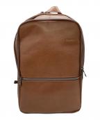 Samsoniteサムソナイト）の古着「クラシック レザー スリム バックパック / 126036-1221」｜ブラウン
