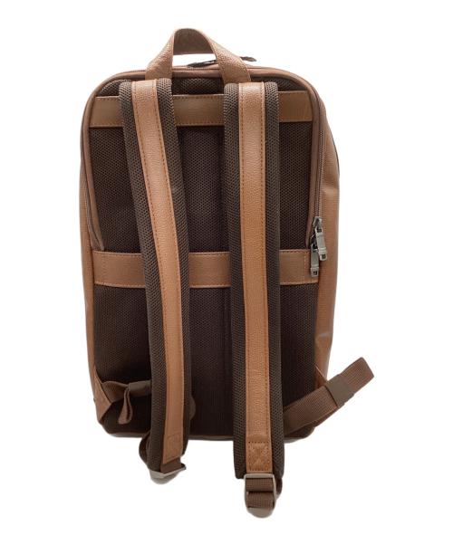 Samsonite（サムソナイト）Samsonite (サムソナイト) クラシック レザー スリム バックパック / 126036-1221 ブラウンの古着・服飾アイテム