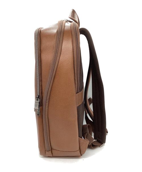 Samsonite（サムソナイト）Samsonite (サムソナイト) クラシック レザー スリム バックパック / 126036-1221 ブラウンの古着・服飾アイテム