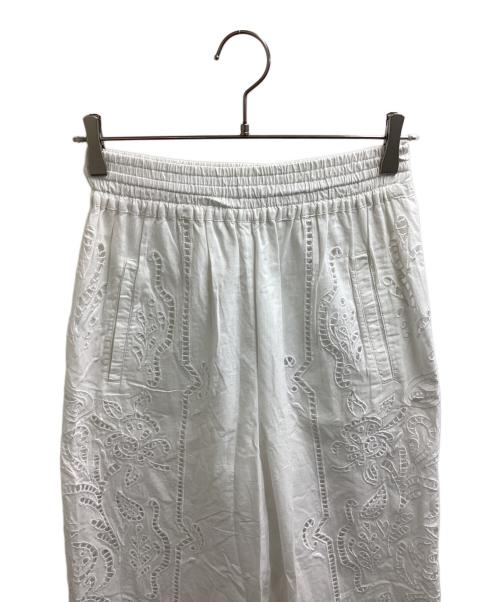 JOURNAL STANDARD（ジャーナルスタンダード）JOURNAL STANDARD (ジャーナルスタンダード) カットワークレースパンツ ホワイト サイズ:記載なしの古着・服飾アイテム