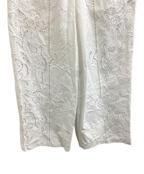 JOURNAL STANDARD（ジャーナルスタンダード）JOURNAL STANDARD (ジャーナルスタンダード) カットワークレースパンツ ホワイト サイズ:記載なしの古着・服飾アイテム