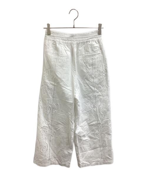JOURNAL STANDARD（ジャーナルスタンダード）JOURNAL STANDARD (ジャーナルスタンダード) カットワークレースパンツ ホワイト サイズ:記載なしの古着・服飾アイテム