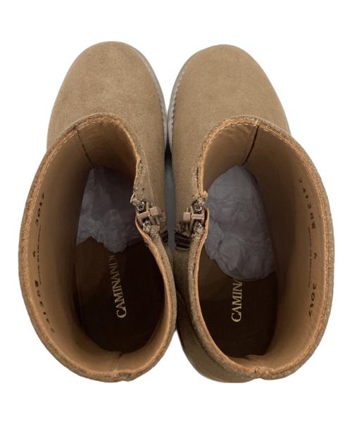 Caminando（カミナンド）Caminando (カミナンド) MIDDLE BOOTS スエードショートブーツ / 24093510002930 ブラウン サイズ:6の古着・服飾アイテム