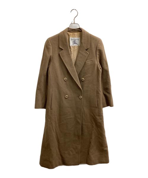 Burberry's（バーバリーズ）Burberry's (バーバリーズ) 90's カシミヤ混 ダブルチェスターコート ブラウン サイズ:9AB2の古着・服飾アイテム