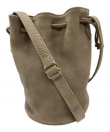 COACH（コーチ）の古着「巾着ショルダーバッグ / 4931 / OLD COACH」｜ベージュ