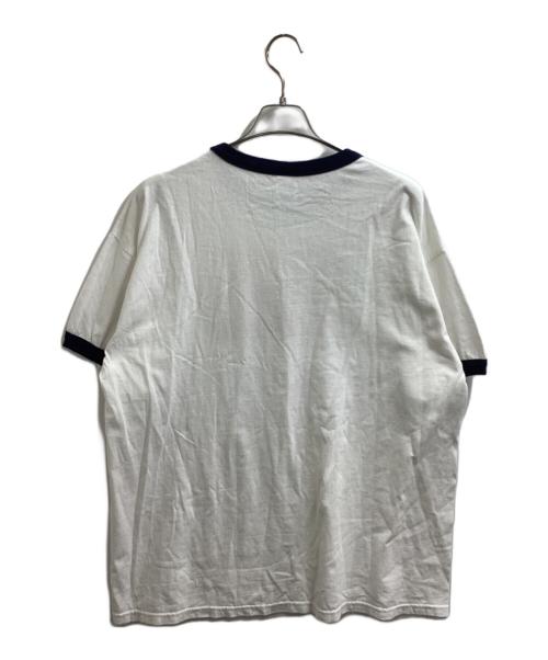GILDAN（ギルダン）GILDAN (ギルダン) VOTE FOR PEDROリンガーTシャツ ホワイト サイズ:XLの古着・服飾アイテム