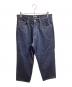 AURALEE（オーラリー）の古着「HARD TWIST DENIM WIDE PANTS / A00P03DM」｜インディゴ