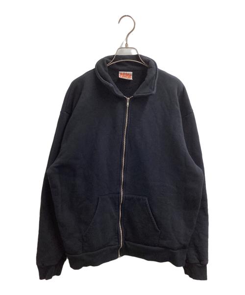cease（シーズ）cease (シーズ) ジップスウェット ブラック サイズ:ＸＬの古着・服飾アイテム