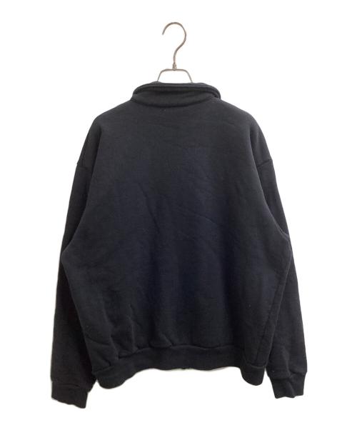 cease（シーズ）cease (シーズ) ジップスウェット ブラック サイズ:ＸＬの古着・服飾アイテム