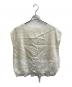 BEARDSLEY (ビアズリー) 裾レースリネンノースリーブブラウス / BEZ1041604A0004 / 24SS ベージュ サイズ:Free：9000円