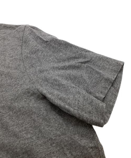 maison kitsune（メゾンキツネ）MAISON KITSUNE (メゾンキツネ) FOX HEAD PATCH REGULAR TEE SHIRT グレー サイズ:Ｍの古着・服飾アイテム