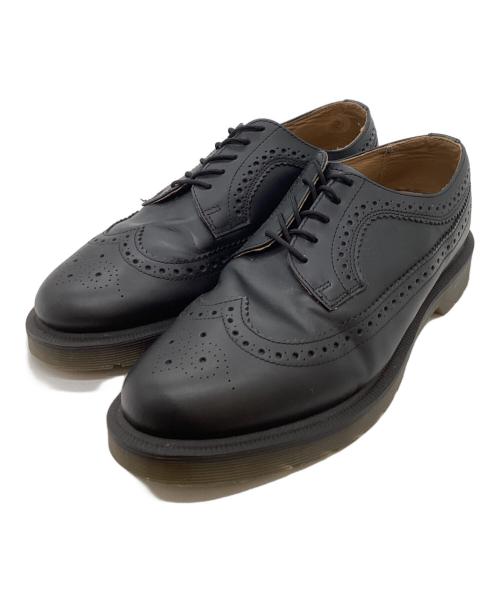 Dr.Martens（ドクターマーチン）Dr.Martens (ドクターマーチン) BROUGUE SHOE / ブローグシューズ / 3989 ブラック サイズ:42の古着・服飾アイテム