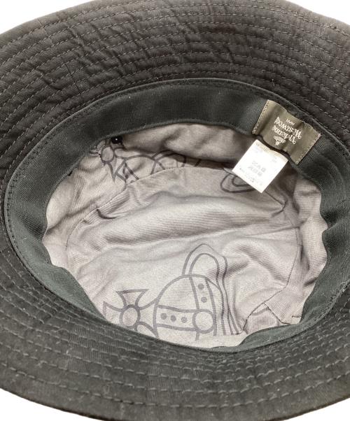 Vivienne Westwood（ヴィヴィアンウエストウッド）Vivienne Westwood (ヴィヴィアンウエストウッド) ハット ブラック サイズ:Freeの古着・服飾アイテム