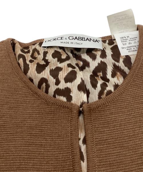 DOLCE & GABBANA（ドルチェ＆ガッバーナ）DOLCE & GABBANA (ドルチェ＆ガッバーナ) アンサンブルジャケット / 2EC6044AF ブラウン サイズ:42の古着・服飾アイテム