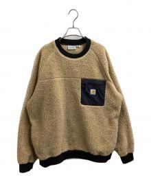 CarHartt（カーハート）の古着「PRENTIS SWEATSHIRT / プレンティススウェットシャツ」｜ベージュ