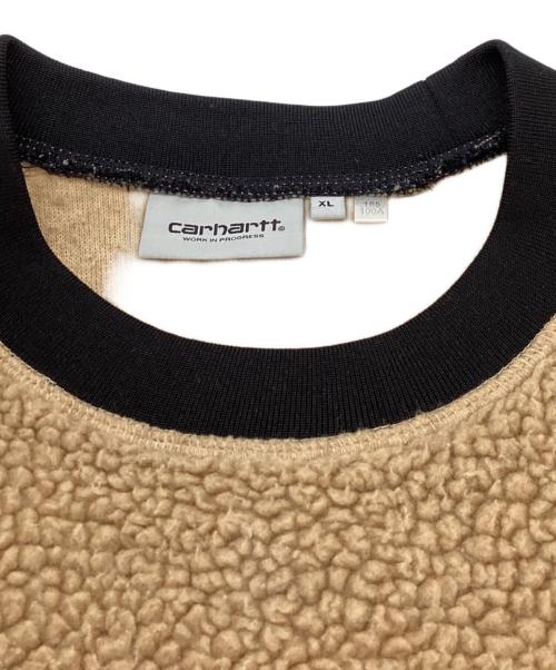 CarHartt（カーハート）CarHartt (カーハート) PRENTIS SWEATSHIRT / プレンティススウェットシャツ ベージュ サイズ:XLの古着・服飾アイテム