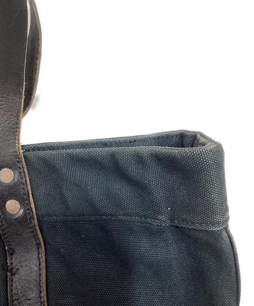 POLO RALPH LAUREN（ポロ・ラルフローレン）POLO RALPH LAUREN (ポロ・ラルフローレン) ワッペントートバッグ ブラックの古着・服飾アイテム