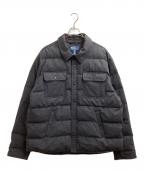 POLO RALPH LAURENポロ・ラルフローレン）の古着「ダウン メルトン シャツ ジャケット」｜グレー