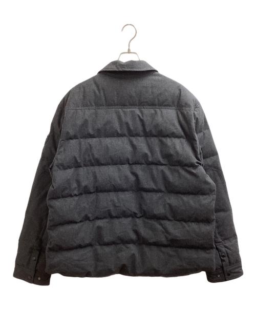 POLO RALPH LAUREN（ポロ・ラルフローレン）POLO RALPH LAUREN (ポロ・ラルフローレン) ダウン メルトン シャツ ジャケット グレー サイズ:ＸＸＬの古着・服飾アイテム