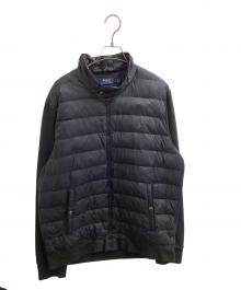 POLO RALPH LAUREN（ポロ・ラルフローレン）の古着「ハイブリッド中綿ジャケット」｜ブラック