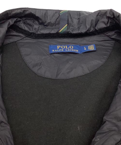 POLO RALPH LAUREN（ポロ・ラルフローレン）POLO RALPH LAUREN (ポロ・ラルフローレン) ハイブリッド中綿ジャケット ブラック サイズ:Lの古着・服飾アイテム