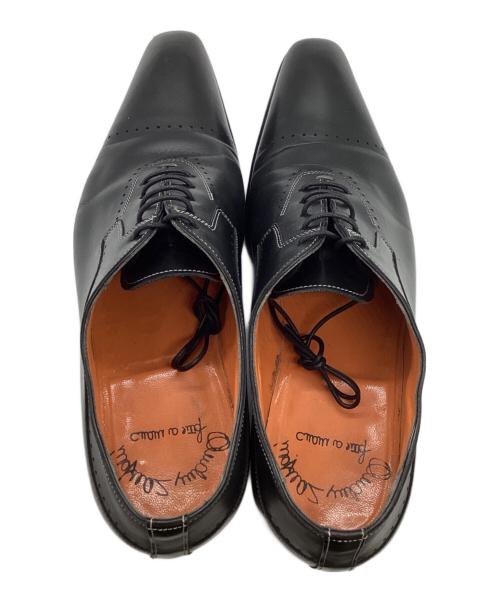 Santoni（サントーニ）Santoni (サントーニ) レザーシューズ ブラック サイズ:7の古着・服飾アイテム