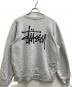 stussy (ステューシー) LOGO CREW SWEAT グレー サイズ:M：6000円
