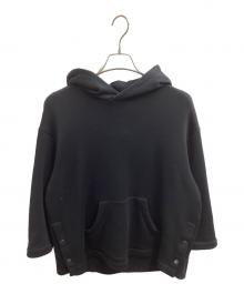 CINOH（チノ）の古着「別注 SIDE SLIT SWEAT HOODIE / 23WCU503」｜ブラック