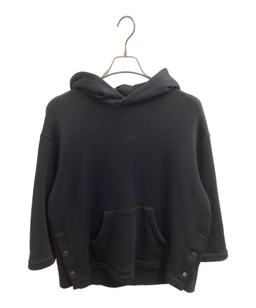 CINOH（チノ）CINOH (チノ) 別注 SIDE SLIT SWEAT HOODIE / 23WCU503 ブラック サイズ:記載無しの古着・服飾アイテム