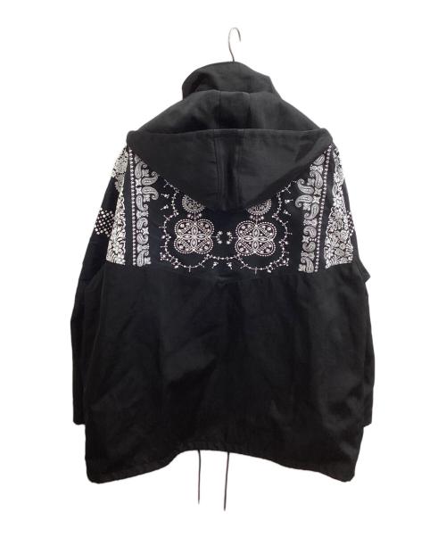 FACETASM（ファセッタズム）FACETASM (ファセッタズム) ORIGINAL BANDANA PRINT HIGH NECK JACKET / MKS-JK-M13 / 23AW ブラック サイズ:4の古着・服飾アイテム