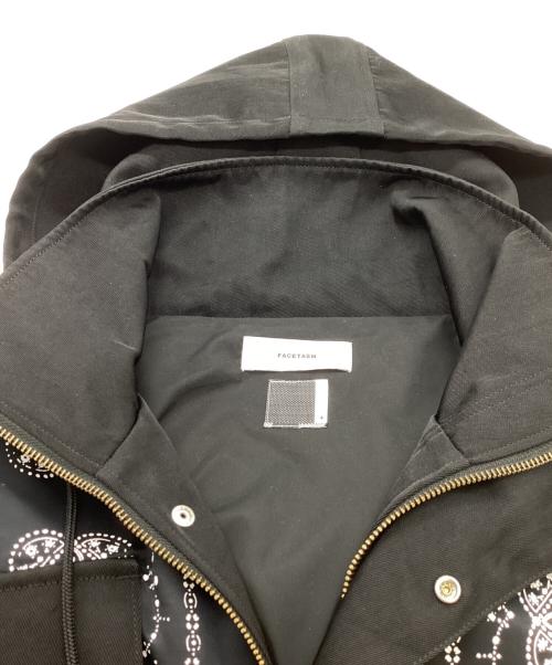 FACETASM（ファセッタズム）FACETASM (ファセッタズム) ORIGINAL BANDANA PRINT HIGH NECK JACKET / MKS-JK-M13 / 23AW ブラック サイズ:4の古着・服飾アイテム