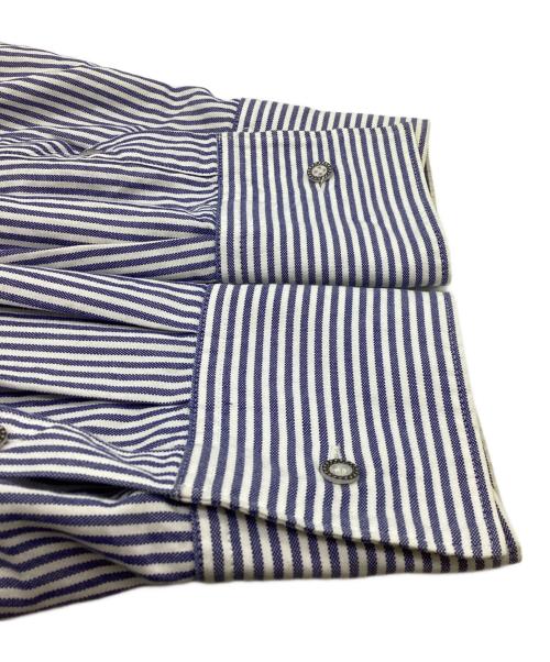 ANREALAGE（アンリアレイジ）ANREALAGE (アンリアレイジ) Rolled hem shirts / ロールドヘムシャツ ブルー サイズ:48の古着・服飾アイテム