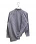 ANREALAGE (アンリアレイジ) Rolled hem shirts / ロールドヘムシャツ ブルー サイズ:48：10000円
