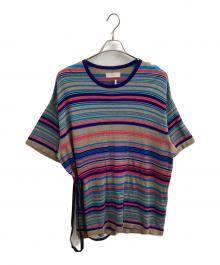 FACETASM（ファセッタズム）の古着「BELTED KNIT TEE　/　SR0-TEE-U08」｜マルチカラー