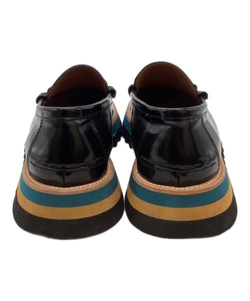 kolor/BEACON（カラービーコン）kolor/BEACON (カラービーコン) シャークソールローファー / 25SBM-A01531 ブラック サイズ:27.5cmの古着・服飾アイテム
