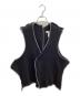sulvam（サルバム）の古着「Double face no sleeve top / プルオーバーベスト / SP-T01-600 / Made in JAPAN」｜ブラック