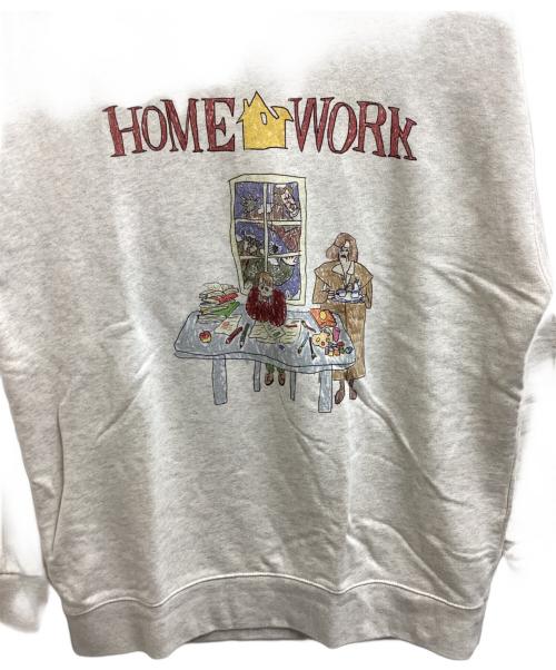 iip CENTRAL PARK NYC（インタビュアーインザパーク）iip CENTRAL PARK NYC (インタビュアーインザパーク) スウェット ベージュ サイズ:Lの古着・服飾アイテム