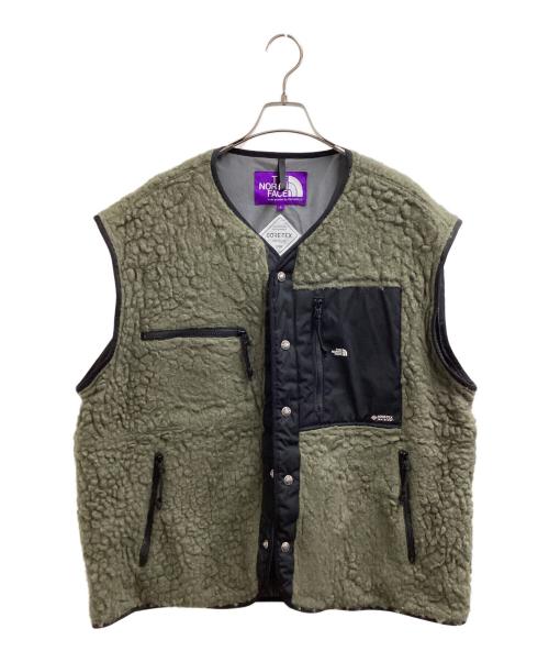 THE NORTH FACE（ザ ノース フェイス）THE NORTH FACE (ザ ノース フェイス) Wool Boa Fleece Field Cardigan　/　NA2250N　/　GORE-TEX オリーブ サイズ:Lの古着・服飾アイテム
