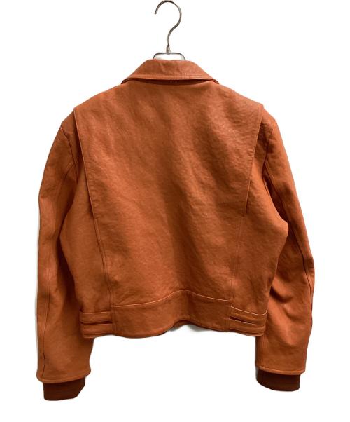 AMBUSH（アンブッシュ）AMBUSH (アンブッシュ) シープレザージャケット　/　12111795　/　19AW ネイビー サイズ:2の古着・服飾アイテム