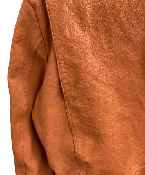 AMBUSH（アンブッシュ）AMBUSH (アンブッシュ) シープレザージャケット　/　12111795　/　19AW ネイビー サイズ:2の古着・服飾アイテム