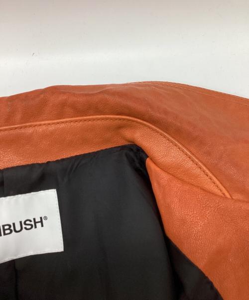 AMBUSH（アンブッシュ）AMBUSH (アンブッシュ) シープレザージャケット　/　12111795　/　19AW ネイビー サイズ:2の古着・服飾アイテム